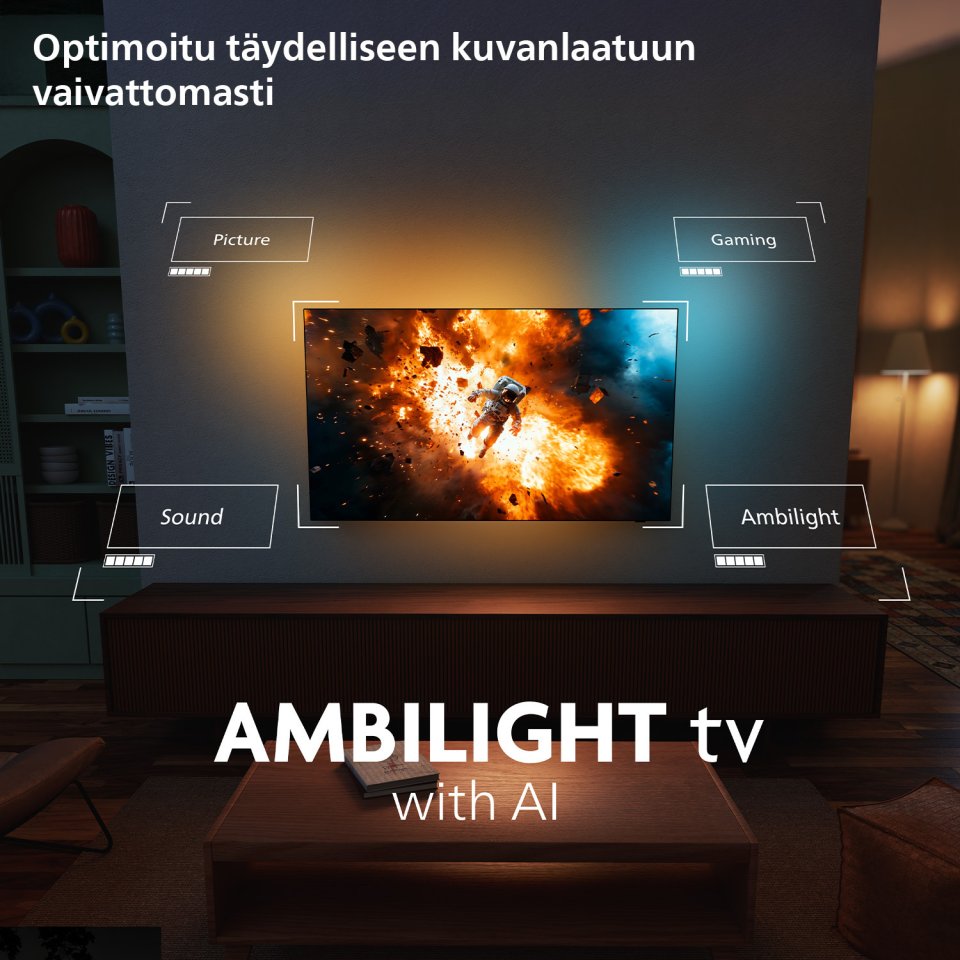 Philips 55" OLED811 – 4K OLED Ambilight TV