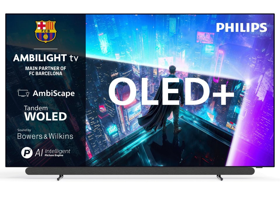 Philips 55" OLED911 – 4K OLED Ambilight TV