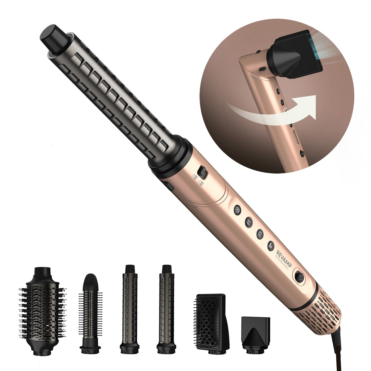 Revamp Dynamic Radiance Pro Blow Dry 7in1 Ionic multistyler hiustenmuotoilija (DR-2850GD-EU)
