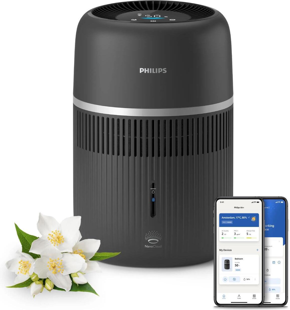 Philips 4000 series HU4210/03 ilmankostutin, musta