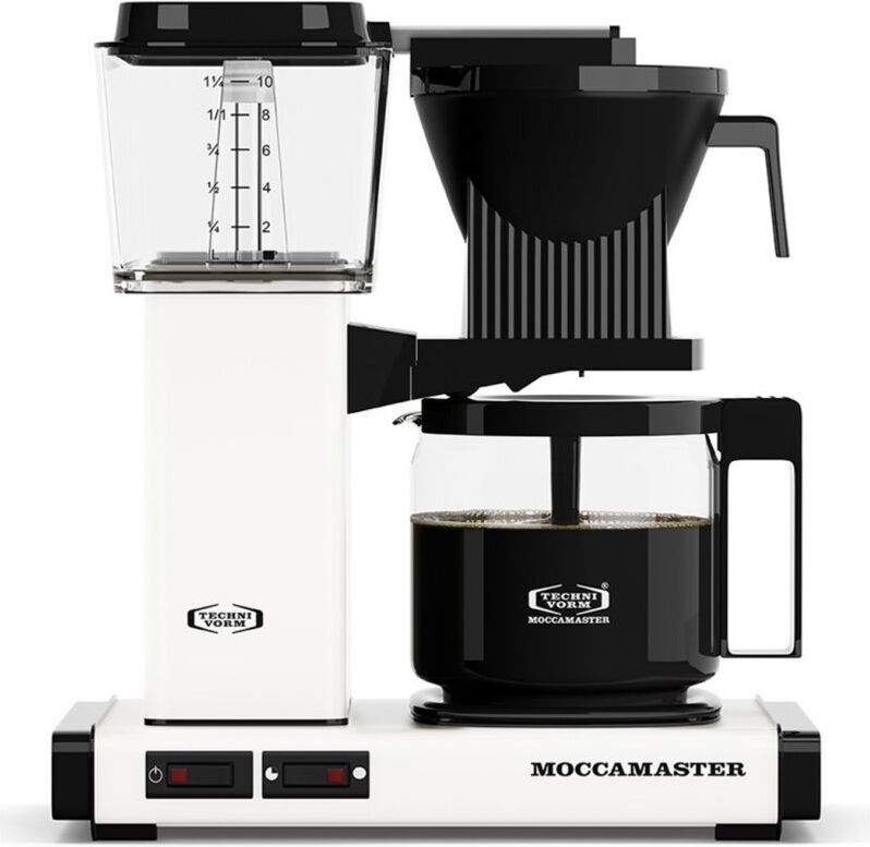 Moccamaster Automatic kahvinkeitin, valkoinen – kuva 1