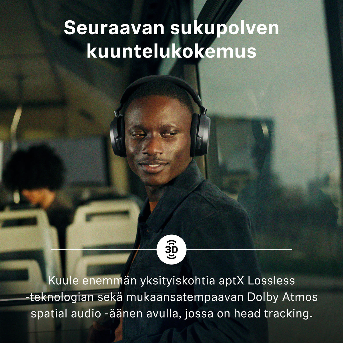 Sennheiser Momentum 5 vastamelukuulokkeet, valkoinen – kuva 3