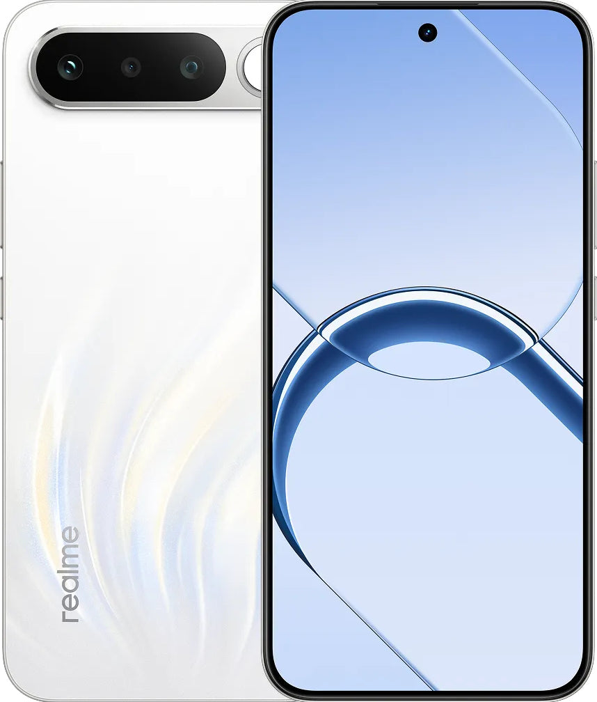realme 16 5G puhelin, 256/8 Gt, valkoinen – kuva 1