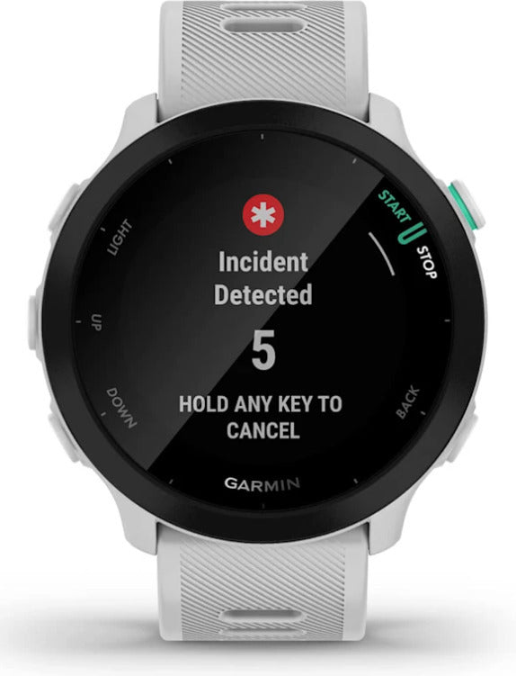 Garmin Forerunner 55 GPS-juoksukello, 42 mm, valkoinen