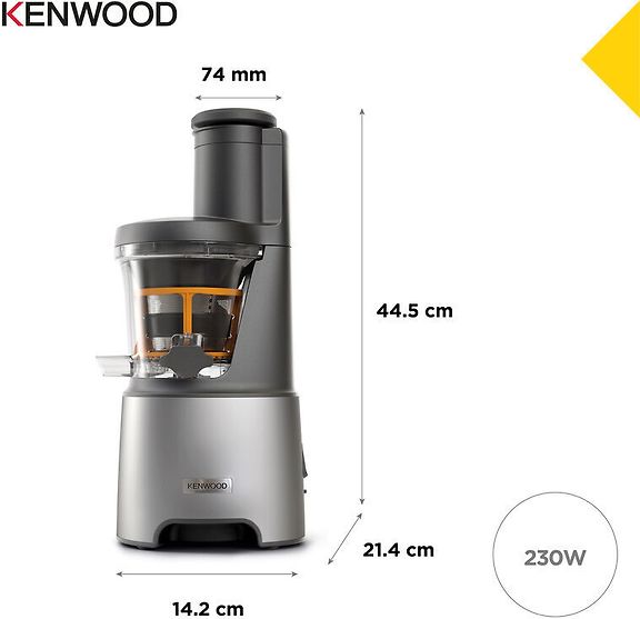 Kenwood JMP85.000SI mehupuristin XL, 230 W, hopea – kuva 5