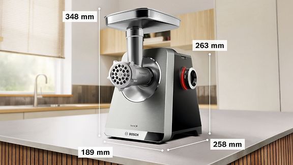 Bosch MFWS860M -lihamylly, teräs – kuva 2
