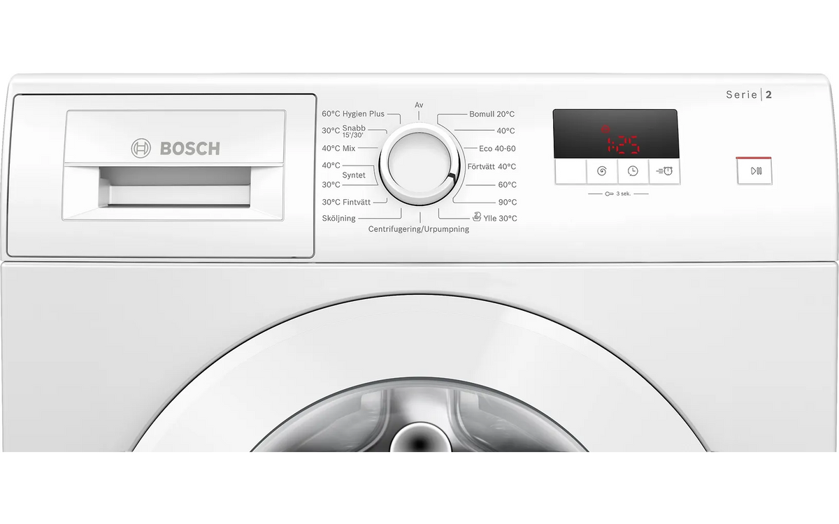 Bosch WGE0340LSN Serie 2 tvättmaskin