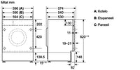 Siemens WK14D490EU iQ500 integroitava kuivaava pyykinpesukone