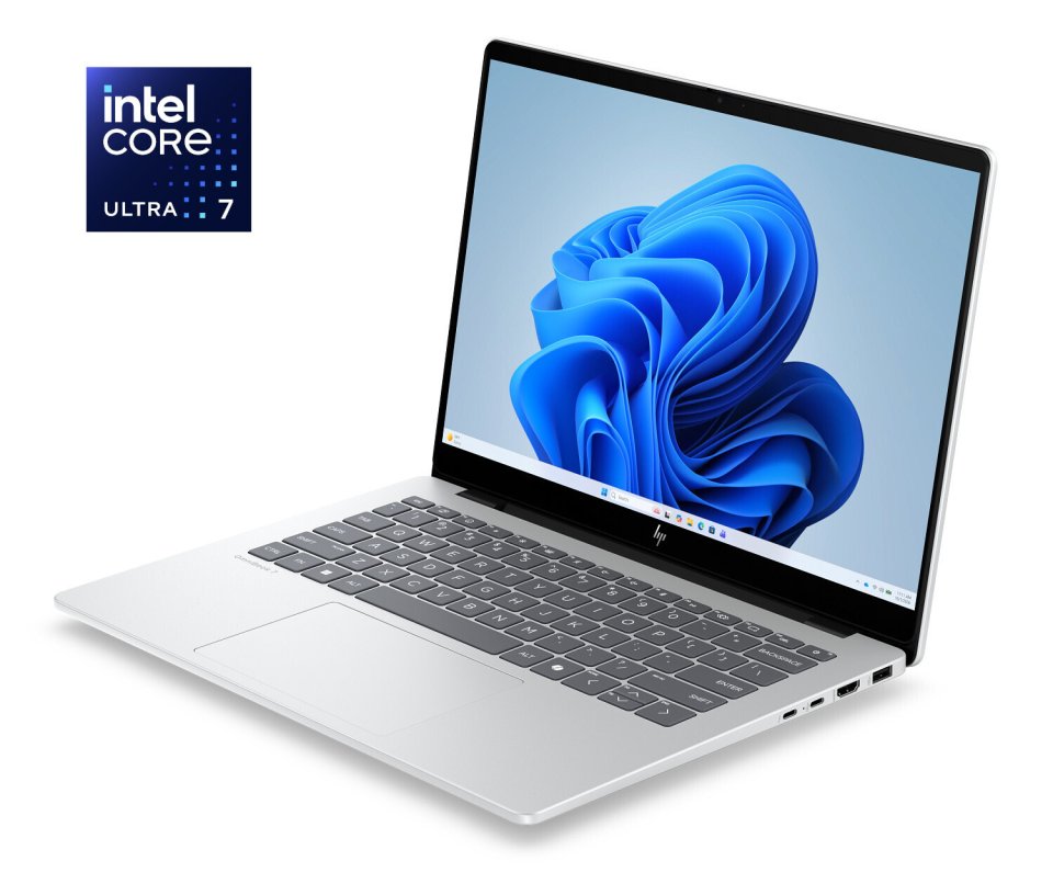 HP OmniBook 7 AI 14-hg0000nox 14" kannettava, hopea, Windows 11 Home (D6QR9EA)