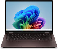 HP OmniBook X Flip AI 14-kc0002nox 14" kannettava, ruskea, Windows 11 Home  (D6QF6EA)