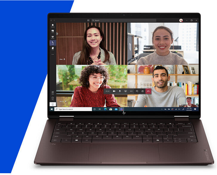 HP OmniBook X Flip AI 14-kc0002nox 14" kannettava, ruskea, Windows 11 Home  (D6QF6EA)