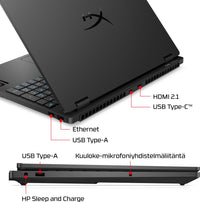 HyperX OMEN 15-ga0000no 15,3" pelikannettava, musta, Windows 11 Home (D30N9EA)