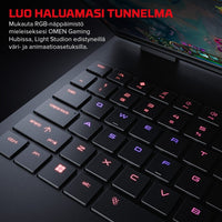 HyperX OMEN 15-ga0000no 15,3" pelikannettava, musta, Windows 11 Home (D30N9EA)