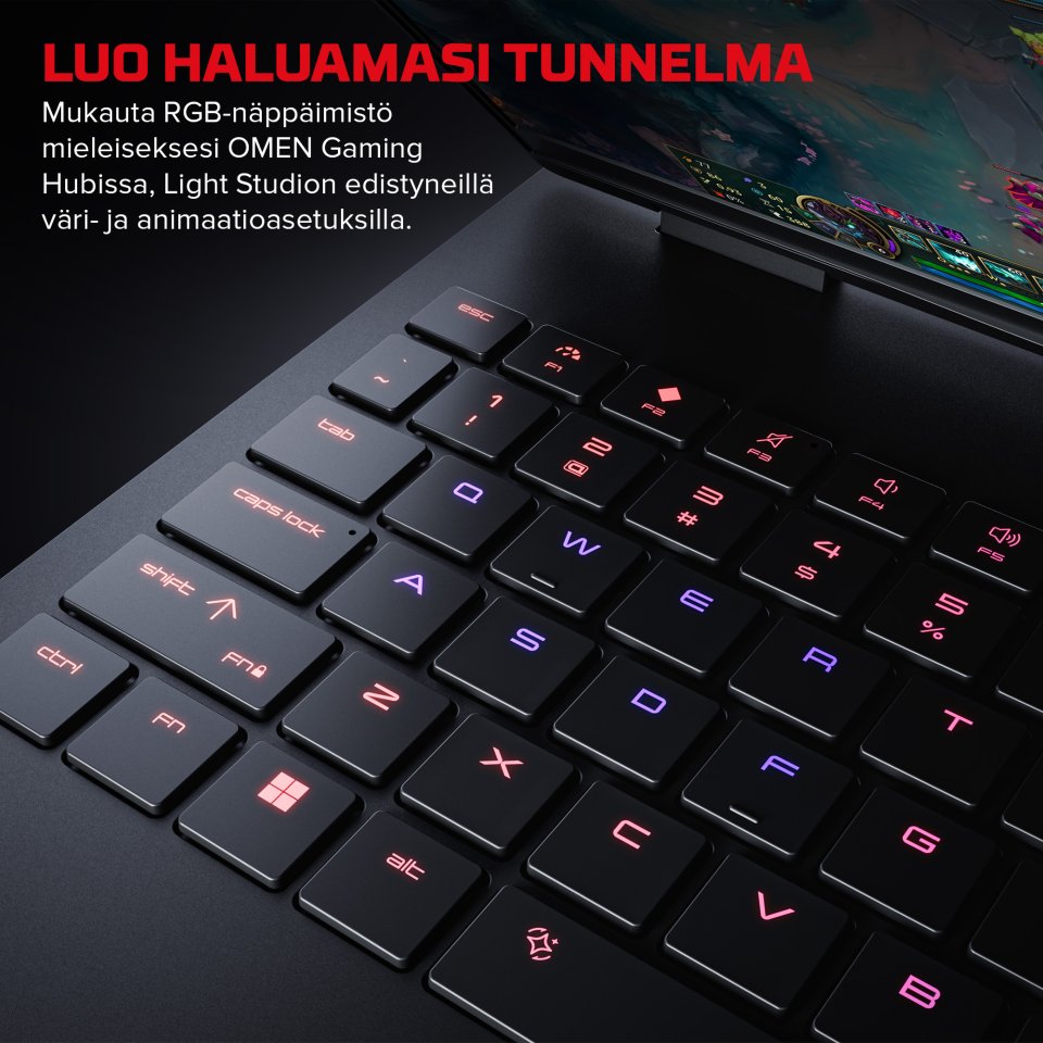 HyperX OMEN 15-ga0000no 15,3" pelikannettava, musta, Windows 11 Home (D30N9EA)