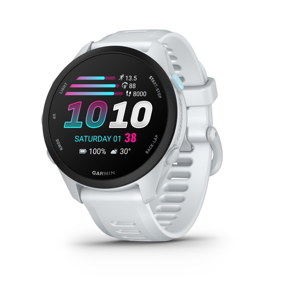 Garmin Forerunner 70 GPS-juoksuälykello, vaaleanharmaa