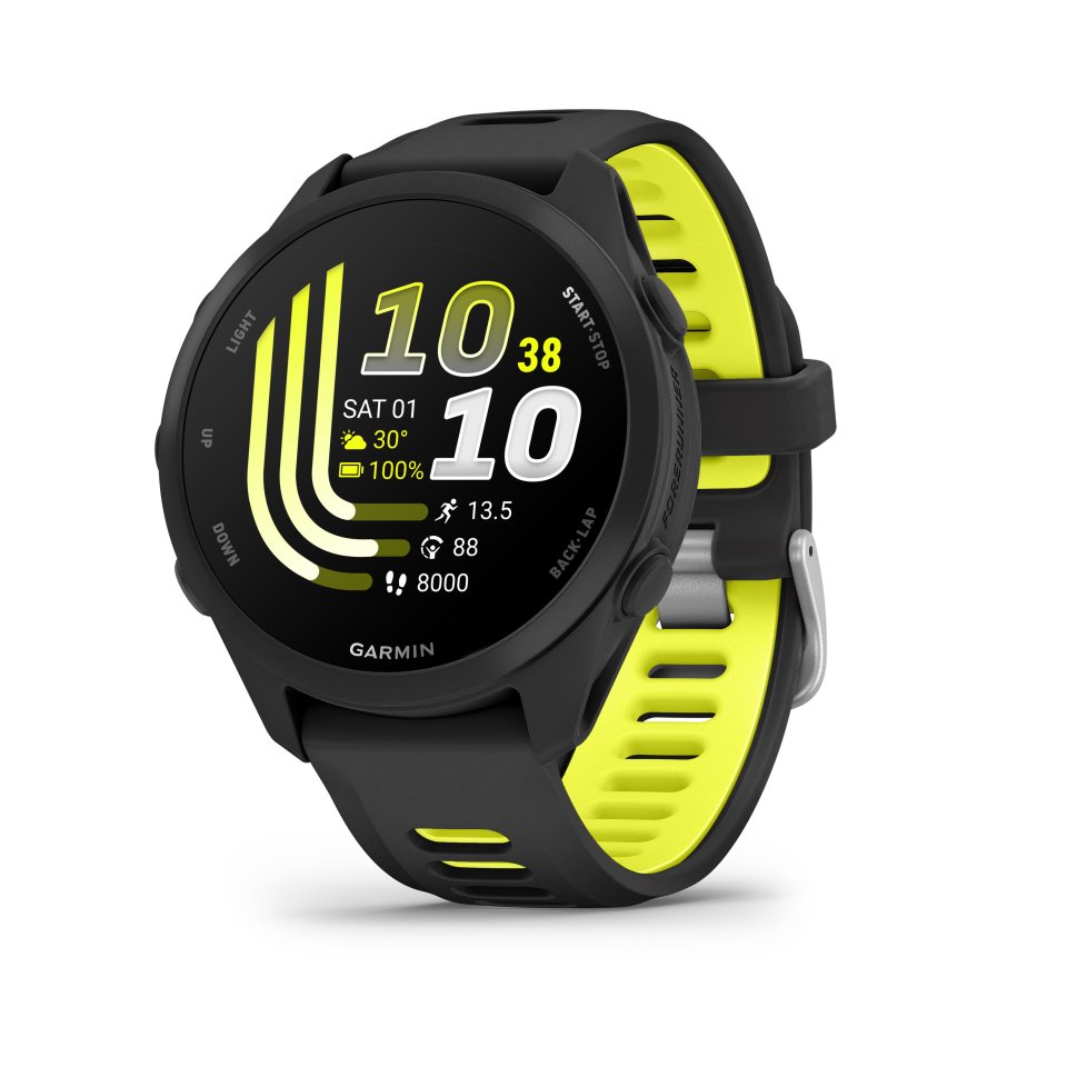 Garmin Forerunner 170 GPS-juoksuälykello, musta