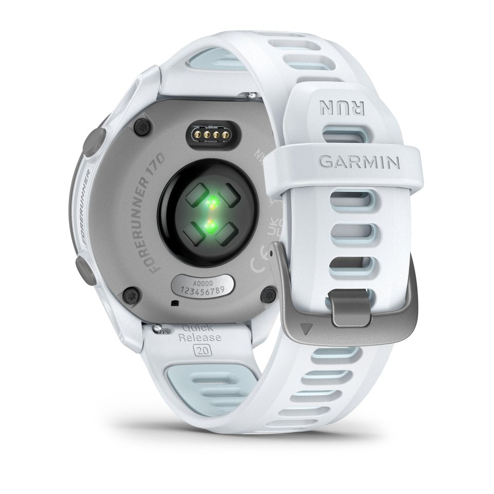 Garmin Forerunner 170 Music GPS-juoksuälykello, vaaleanharmaa