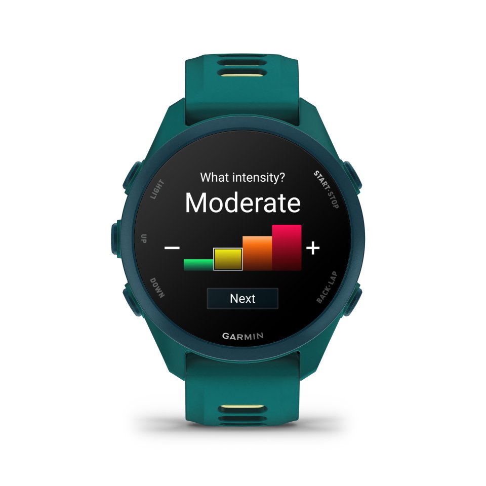 Garmin Forerunner 170 Music GPS-juoksuälykello, sinivihreä