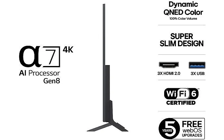 LG 55" QNED 82 – 4K TV (2025)