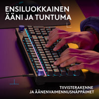Logitech G316 X 98 pelinäppäimistö, musta – kuva 8