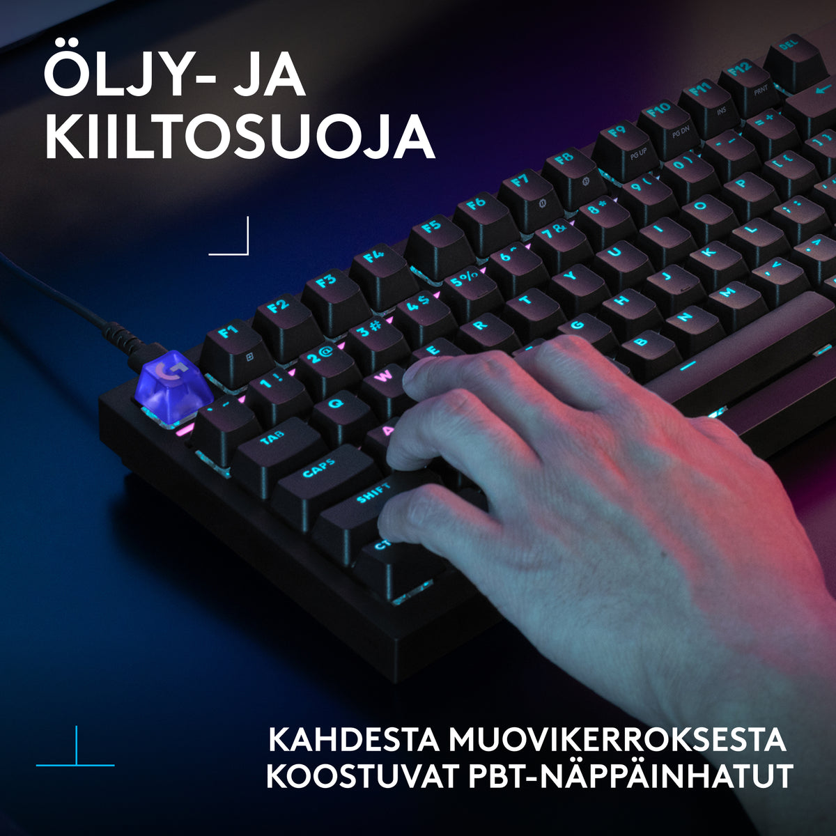 Logitech G316 X 98 pelinäppäimistö, musta – kuva 10