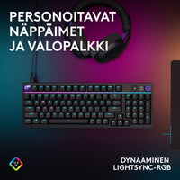 Logitech G316 X 98 pelinäppäimistö, musta – kuva 9