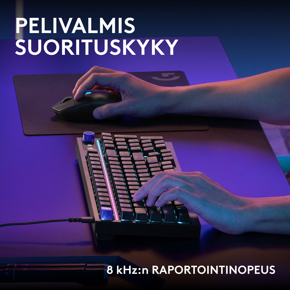 Logitech G316 X 98 pelinäppäimistö, musta – kuva 5