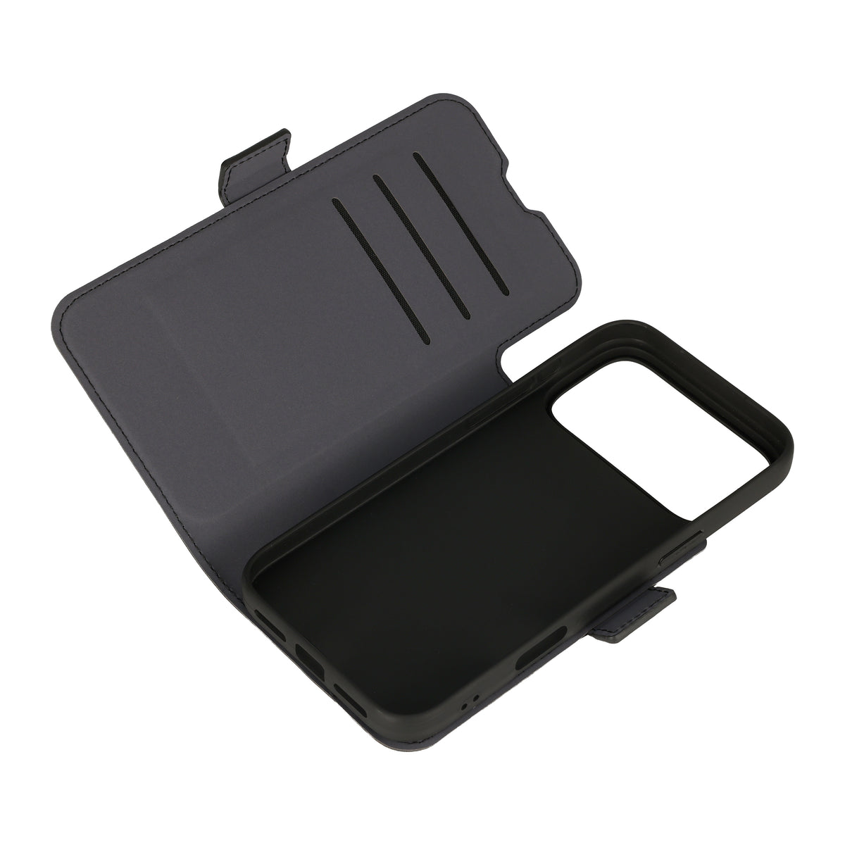 FoneKit MagSafe BookCase suojakotelo, iPhone 18 Pro / 17 Pro, musta – kuva 4