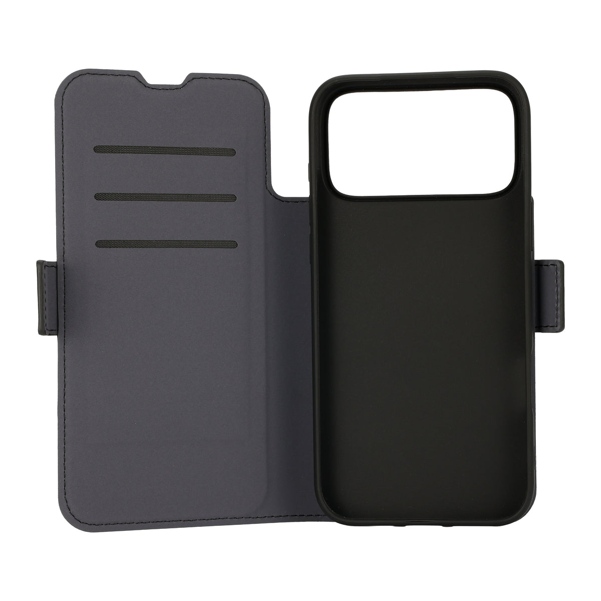 FoneKit MagSafe BookCase suojakotelo, iPhone 18 Pro / 17 Pro, musta – kuva 3