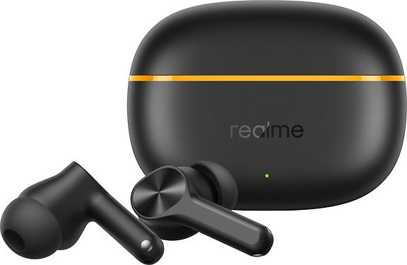 realme Buds T200 Lite langattomat nappikuulokkeet, musta – kuva 3