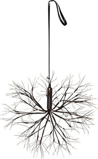 Star Trading Stardust ripustettava LED-valokoriste 40 cm, musta