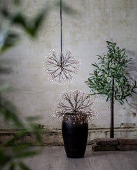 Star Trading Stardust ripustettava LED-valokoriste 40 cm, musta