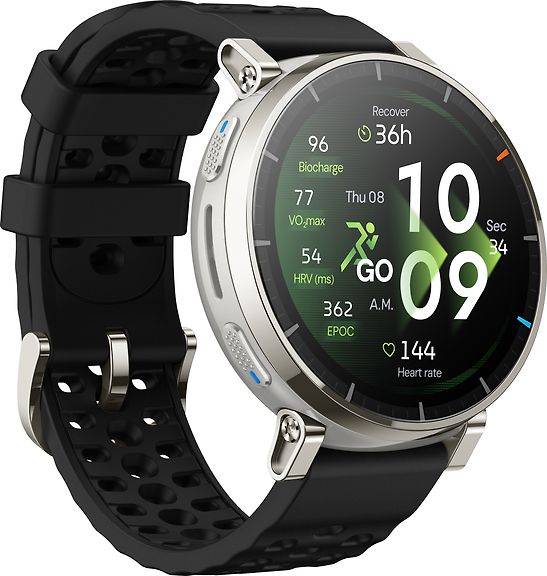 Amazfit Active 3 Premium urheilukello, Apex Silver