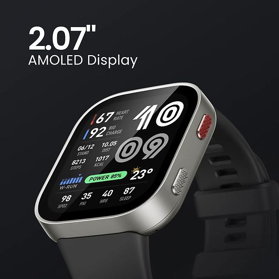 Amazfit Bip Max älykello, Silver – kuva 9