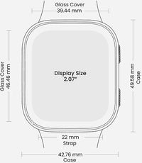 Amazfit Bip Max älykello, Silver – kuva 6