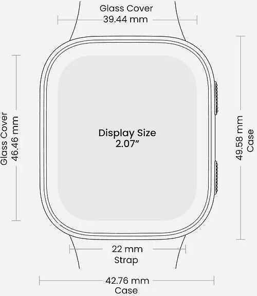 Amazfit Bip Max älykello, Silver – kuva 6