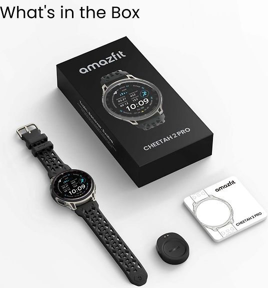 Amazfit Cheetah 2 Pro urheilukello, musta – kuva 7