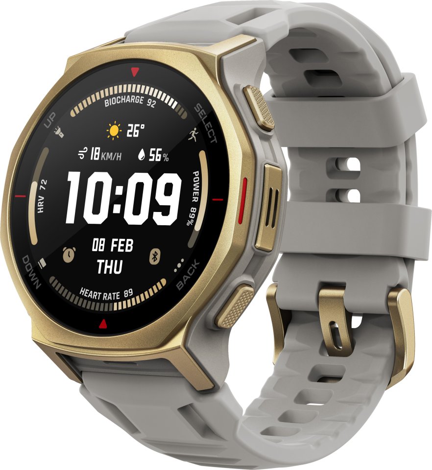 Amazfit T-Rex 3 Pro 44 mm älykello, Arctic Gold