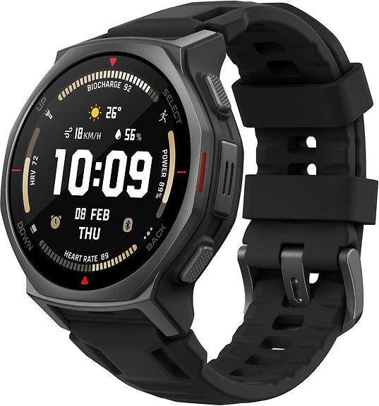 Amazfit T-Rex 3 Pro 44 mm älykello, Tactical Black – kuva 3