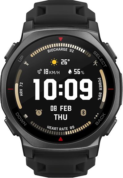 Amazfit T-Rex 3 Pro 44 mm älykello, Tactical Black – kuva 2
