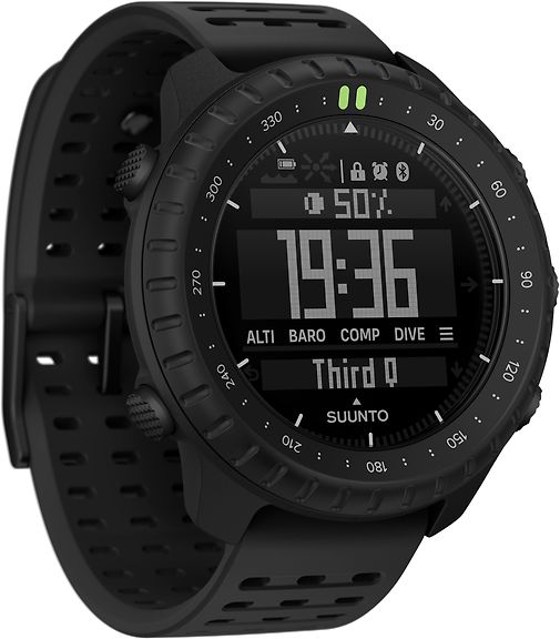 Suunto Core 2 ulkoilukello, musta