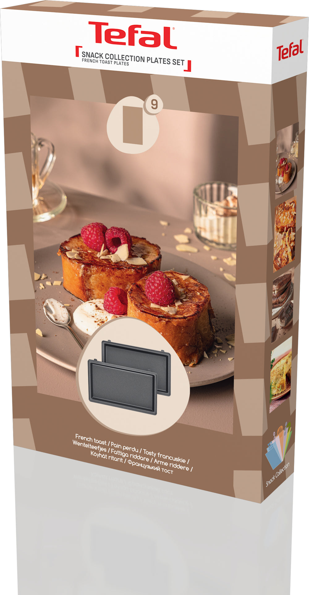 Tefal Snack Collection paistolevyt: 9 Köyhät ritarit – 1