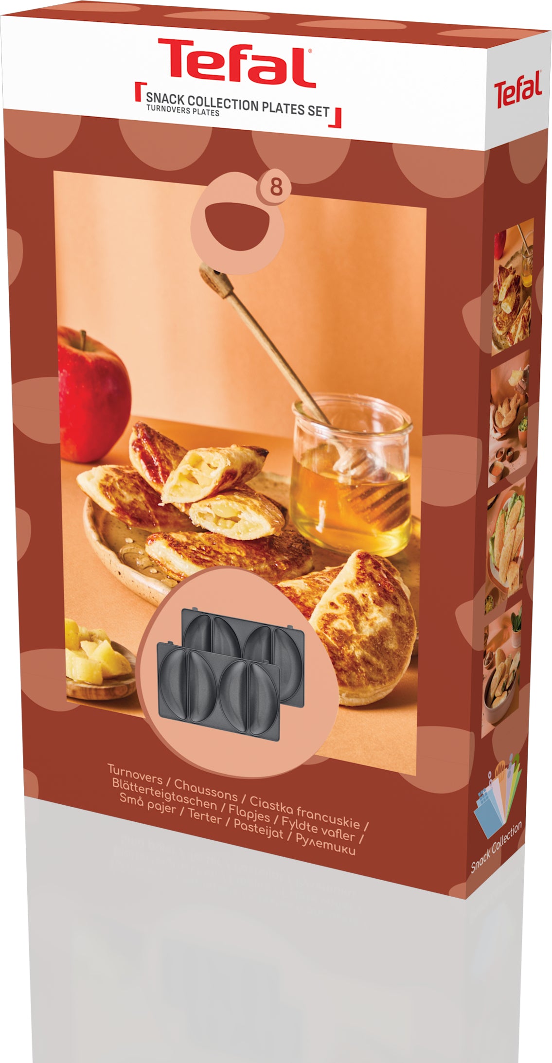 Tefal Snack Collection paistolevyt: 8 Pasteijat – 1