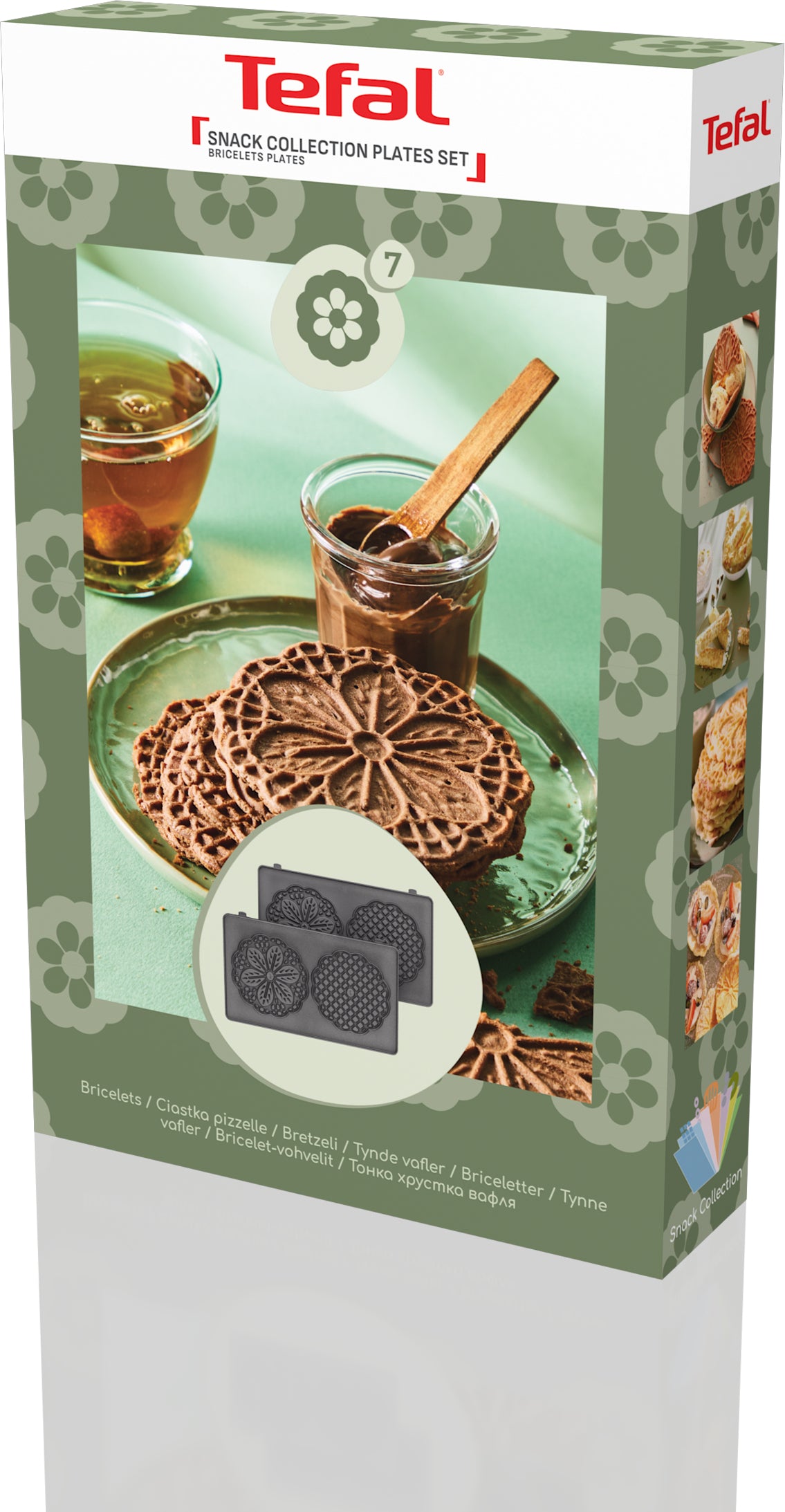 Tefal Snack Collection paistolevyt: 7 Ohuet vohvelit – 1