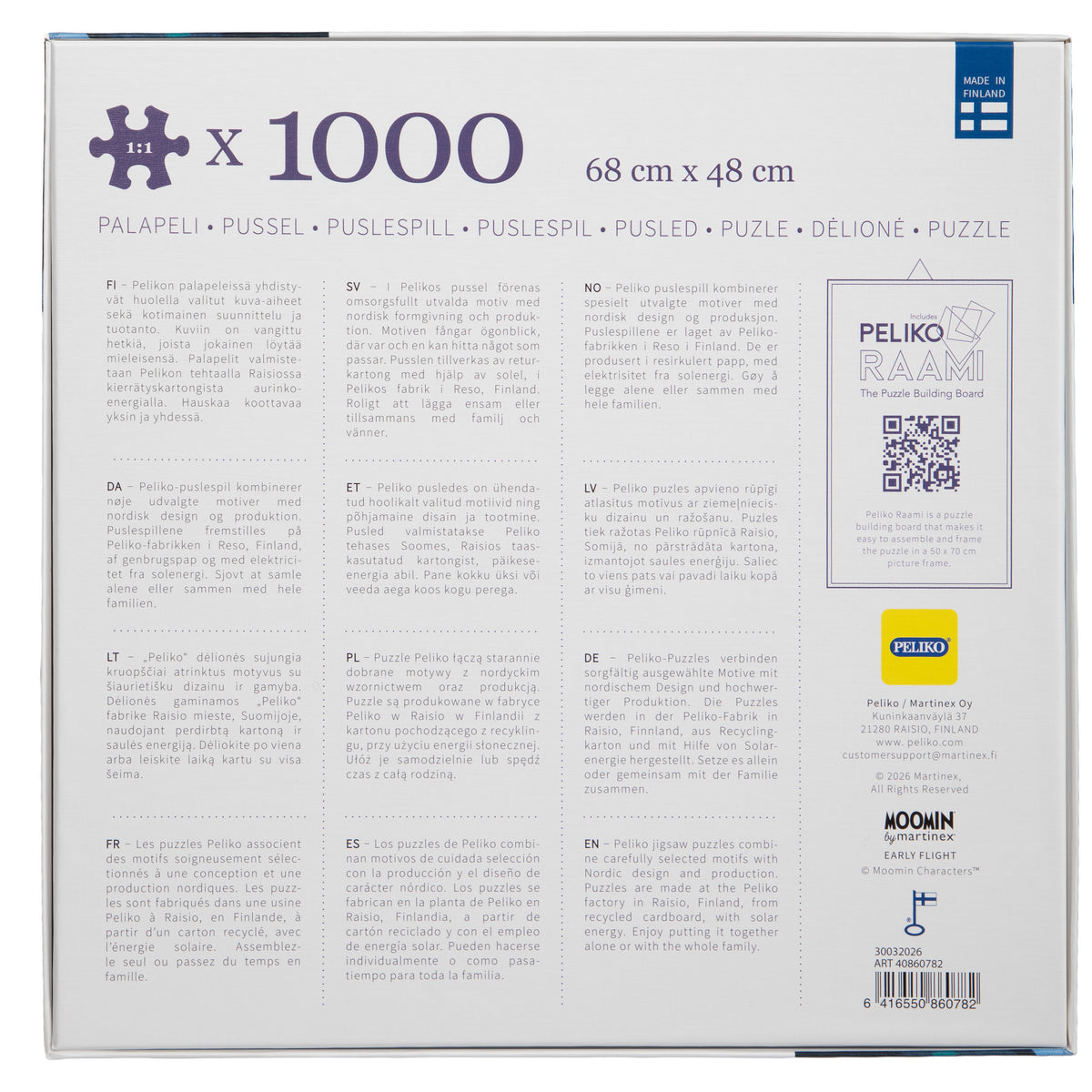Peliko Muumi Aamulento palapeli, 1000 palaa – 3