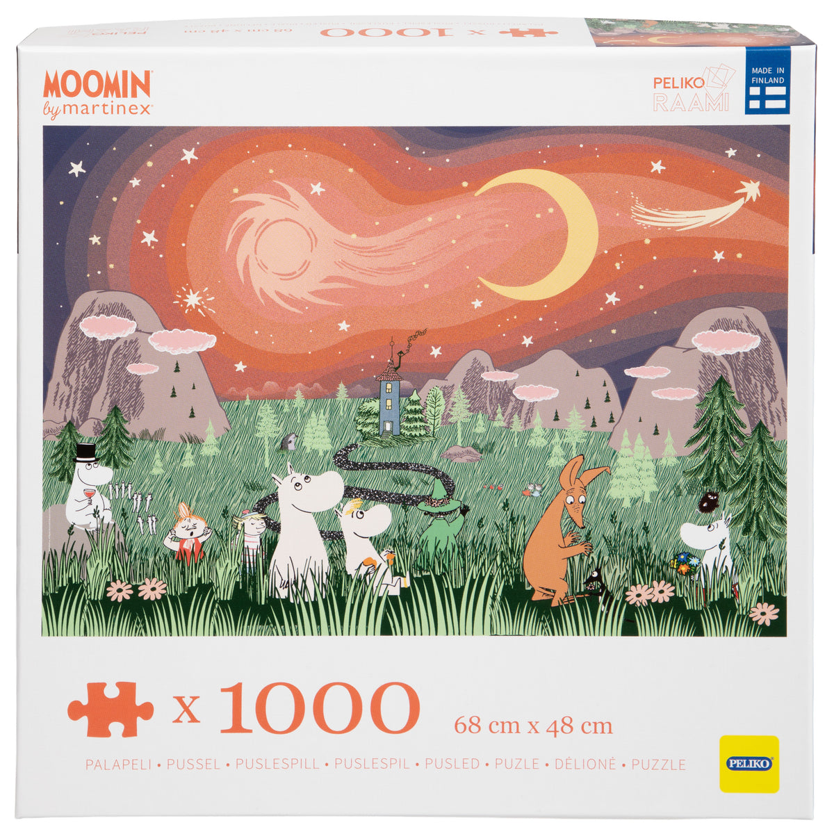 Peliko Muumi Tähtikirkas palapeli, 1000 palaa – 2