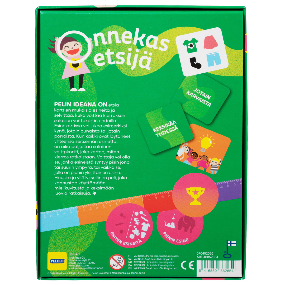 Onnekas etsijä peli – 3