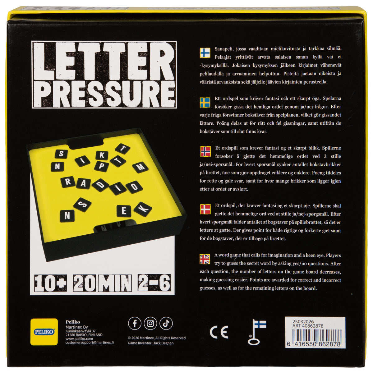 Letter Pressure peli – 3