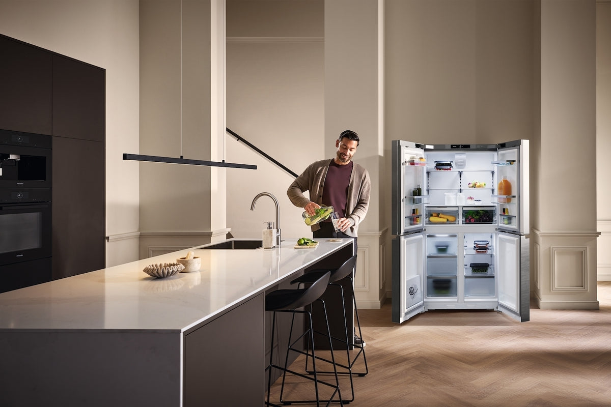 Miele KFFD 6741 French Door jääkaappipakastin, teräs – kuva 6