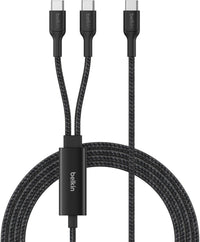 Belkin BoostCharge Pro 140W Dual USB-C kaapeli, 1,5m, musta – 2